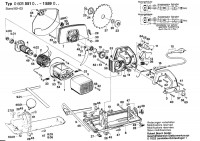 Bosch 0 601 558 042 Circular hand saw 240 V / GB Spare Parts